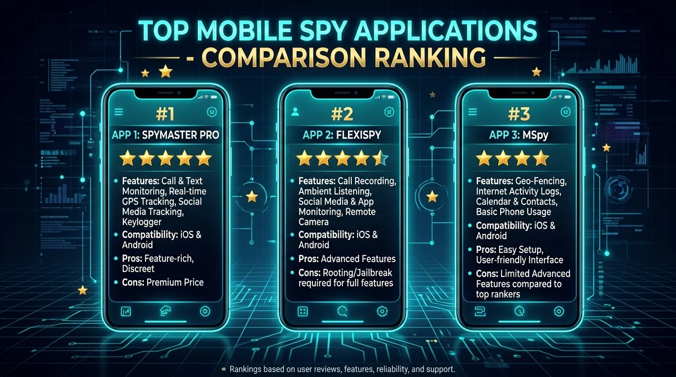 Top 8 des Logiciels Espions Téléphone pour Android et iPhone
